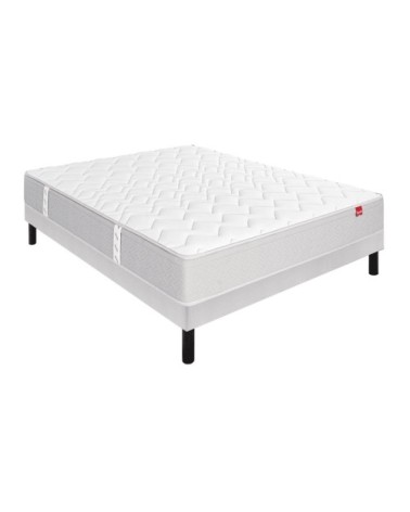Ensemble epeda l'ailleurs + sommier escale confort ferme+ pieds 90x200
