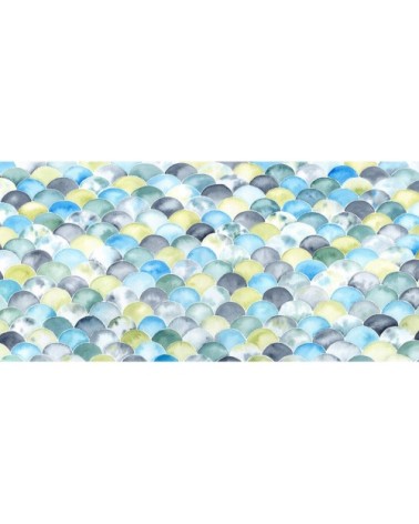 Papier peint panoramique écailles 425 x 250