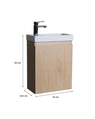 Meuble lave-mains suspendu 41 cm