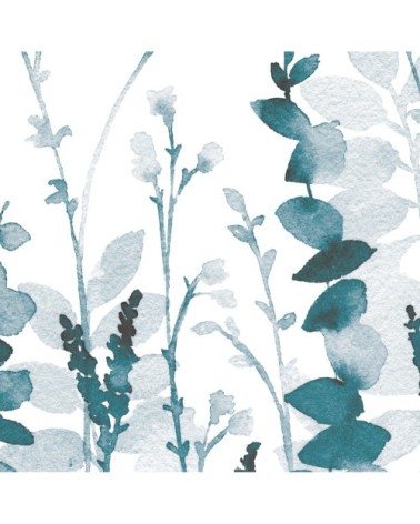 Papier peint panoramique poaceae à la volée 255 x 250  vert