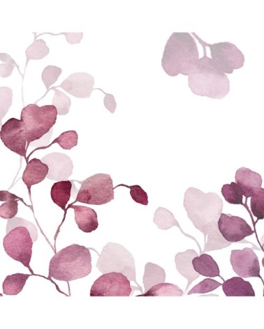 Papier peint panoramique eucalyptus 170 x 250  blanc