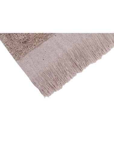 Tapis coton lavable nude 140x200cm