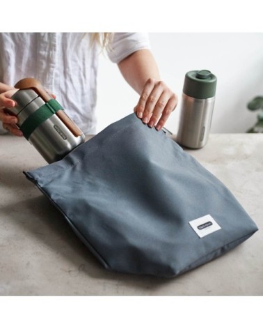 Lunch bag étanche et isotherme pvc gris