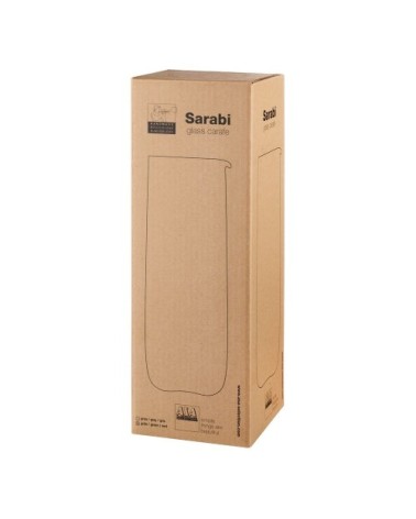 Carafe en verre sarabi verre gris