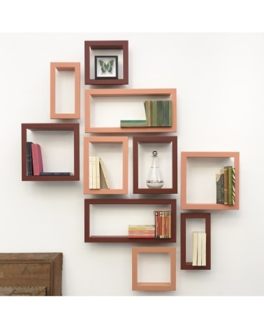 Etagère design (profondeur 13.5cm) rose