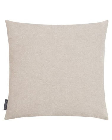 Housse de coussin jacquard effet tweed orange 50x50