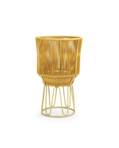 Pot de fleur métal or 40x68x40cm