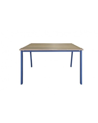 Table de jardin pour enfant en bois d'acacia bleu