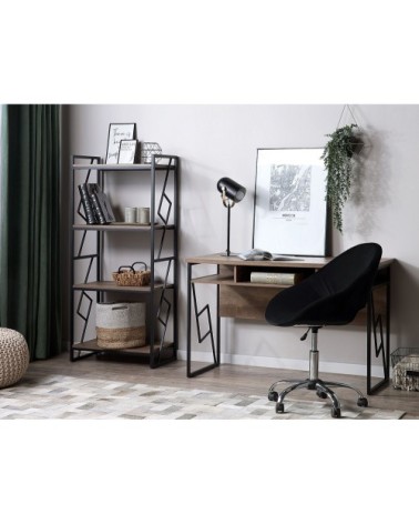 Étagère 4 compartiments effet bois