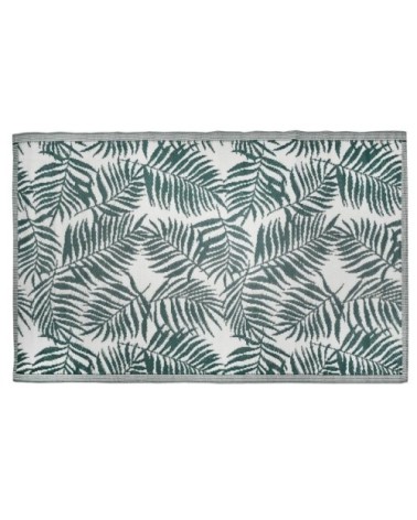 Tapis d'extérieur en polypropylène 120 x 180 cm exotique - vert