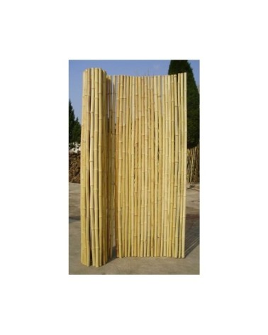 Canisse en bambou rond 2m (longueur) x 2m (hauteur)