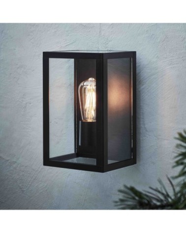 Applique extérieur en aluminium noir