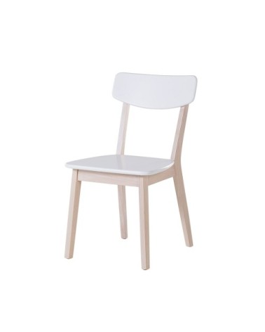 Lot de 2 chaises blanches