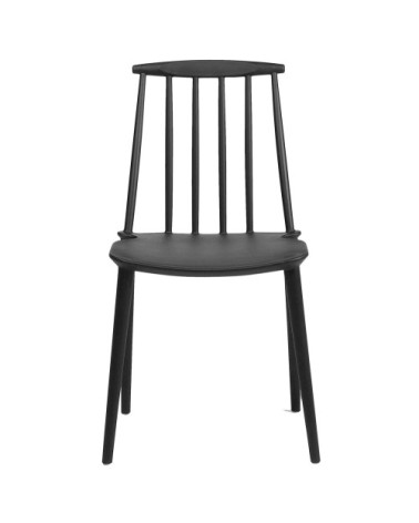 Lot de 2 chaises noires