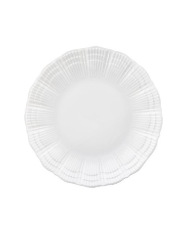 Assiette dessert en Porcelaine Blanc