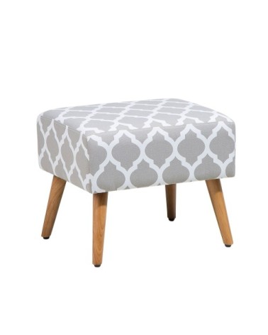 Petit tabouret avec motif trèfles