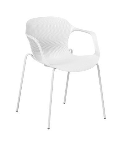 Lot de 2 chaises blanches