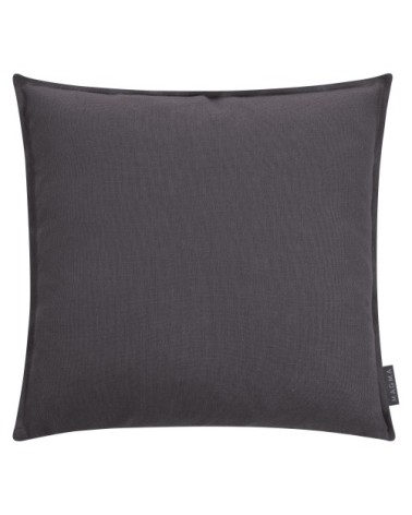 Housses de coussin 100% lin anthracite 50x50 - Lot de 2