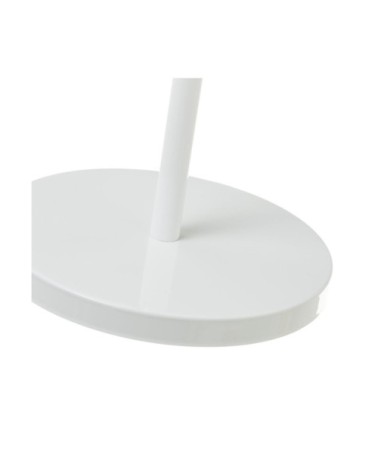 Miroir grossissant (x5) double face en métal blanc