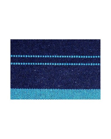 Hamac artisanal en coton santana bleu