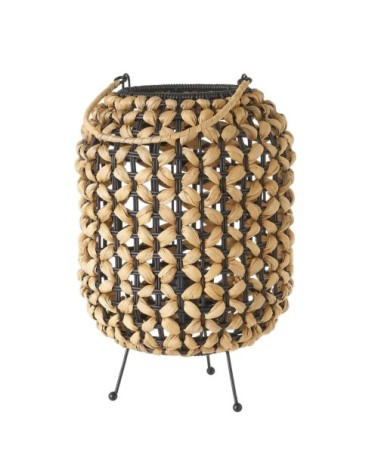 Lampe de table en jacinthe d'eau