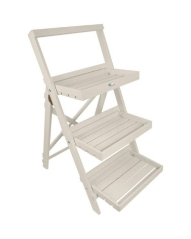 Échelle à plantes en pin blanc