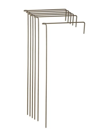 Support à plantes en acier (lot de 6) 60 cm