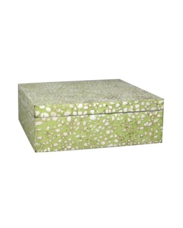 Boîte en coquille d'uf vert