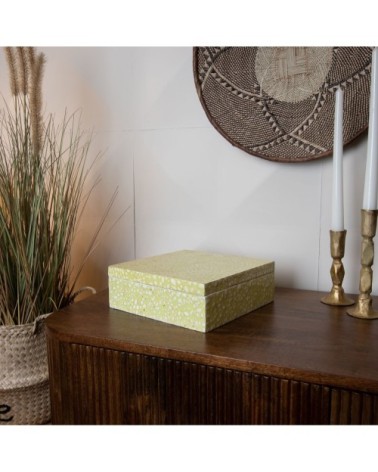 Boîte en coquille d'uf vert