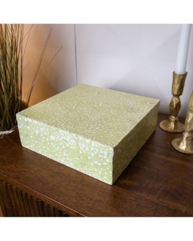 Boîte en coquille d'uf vert