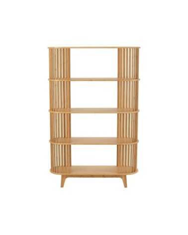 Buffet 2 niches 120x37x82,5 cm en bambou naturel - jundi
