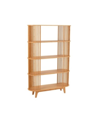 Buffet 2 niches 120x37x82,5 cm en bambou naturel - jundi