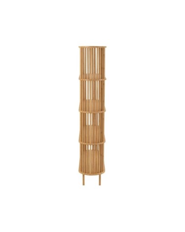 Buffet 2 niches 120x37x82,5 cm en bambou naturel - jundi