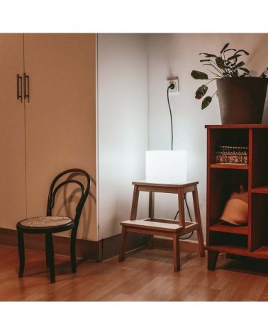 Cube lumineux intérieur extérieur cuby 20 cm alimentation électrique