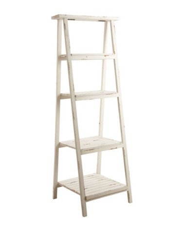 Etagère pliante en bois vieilli