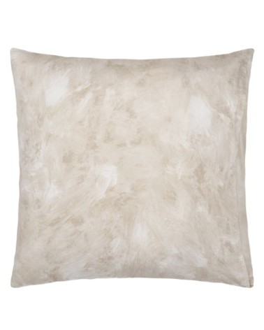 Taie d'oreiller en satin de coton marron 65x65