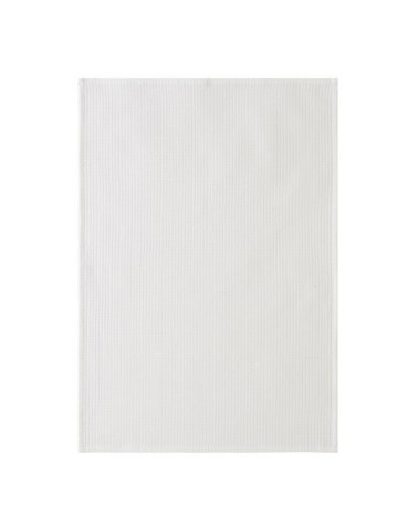 Torchon en coton blanc 50x75