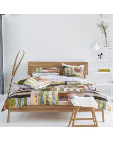 Housse de couette en satin de coton multicolore 140x200