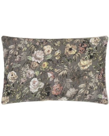 Taie d'oreiller en satin de coton marron 50x75