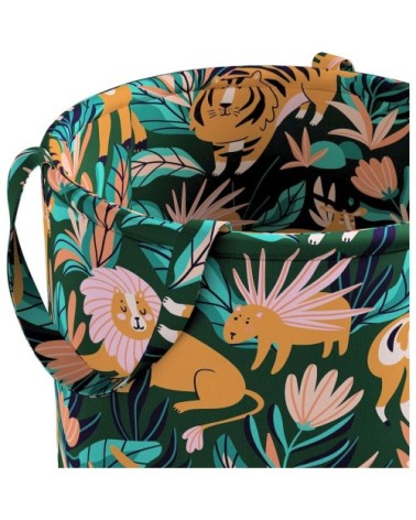 Panier à jouets rond en coton magic