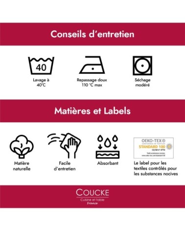 Nappe en lin multicolore 180x300