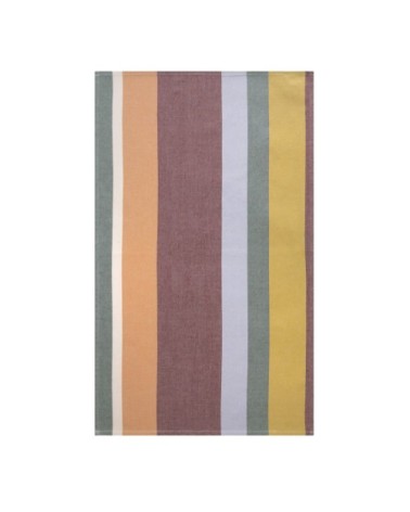 Torchon en jacquard de coton multicolore 50x75