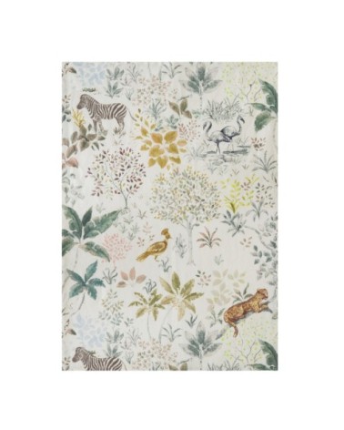 Torchon en lin multicolore 50x75