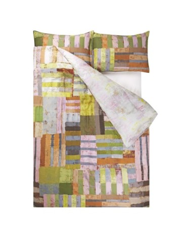 Housse de couette en satin de coton multicolore 240x220