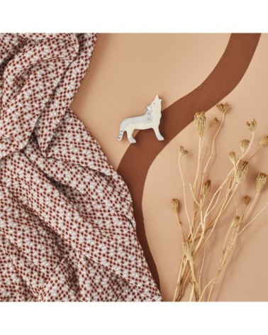 Coussin en coton tissé orange 40x60