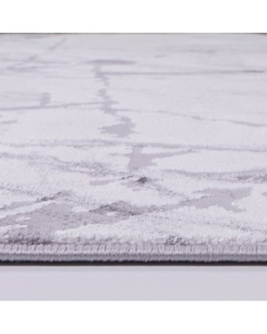 Tapis effet marbre brut gris 160x230cm
