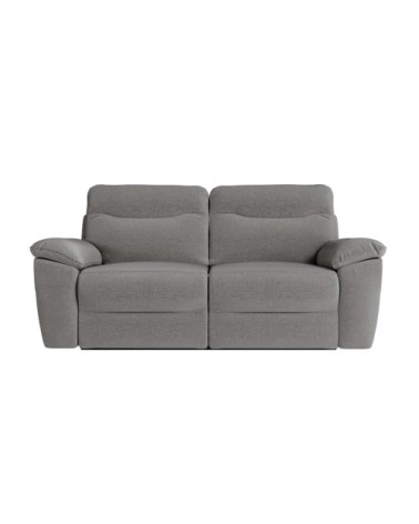 Canapé de relaxation électrique 2 et 3 places, tissu gris