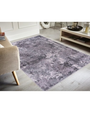 Tapis abstrait gris 80x150cm