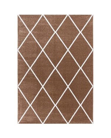 Tapis scandinave coloré camel 120x170cm