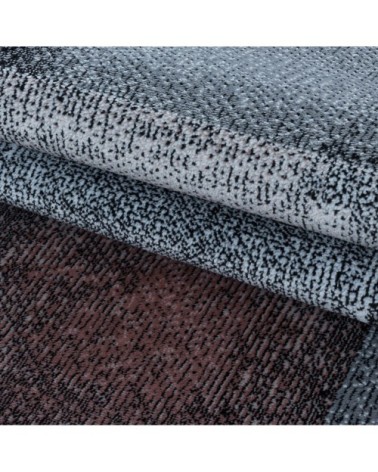 Tapis à carreaux patchwork rose 160x230cm